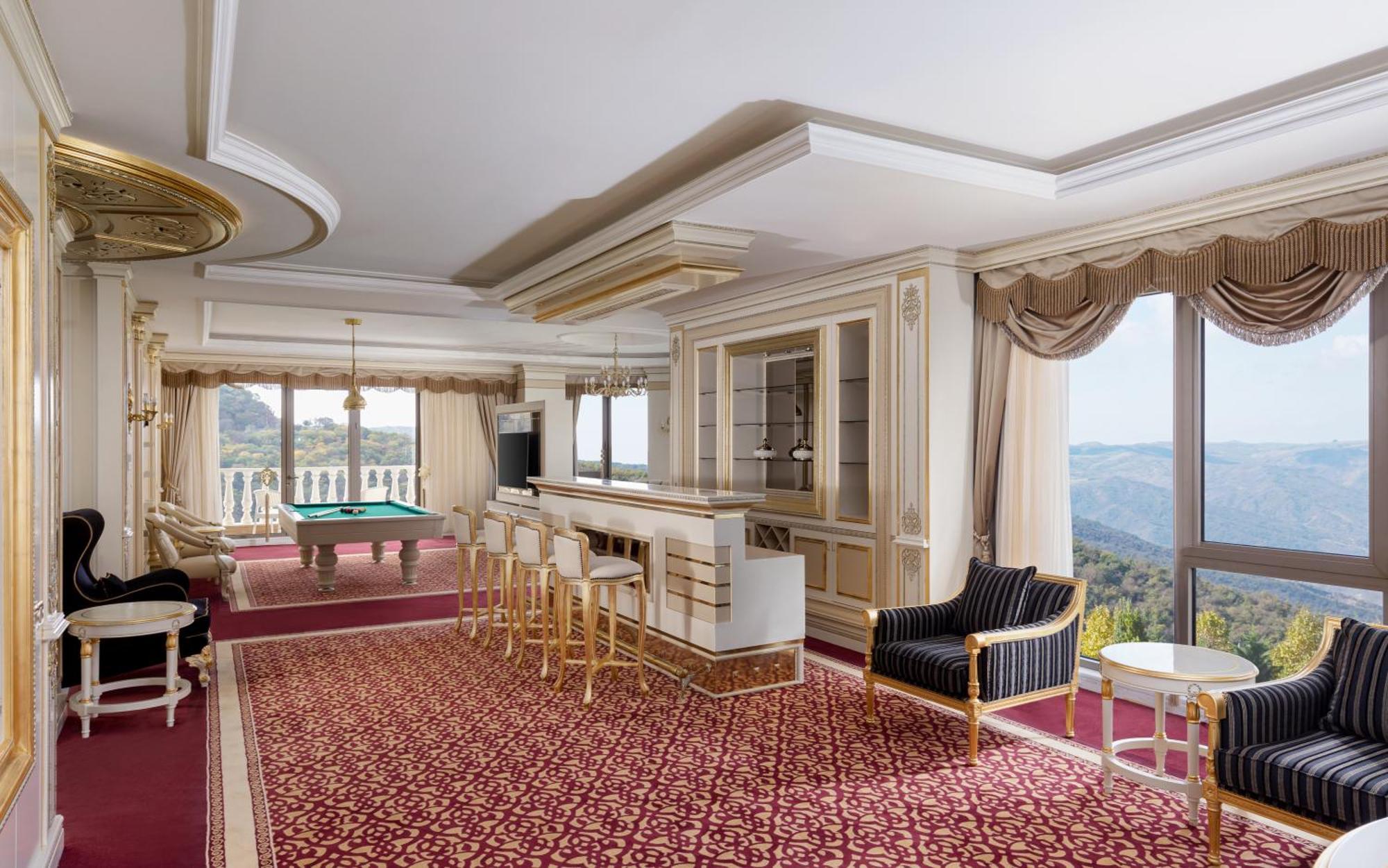 Shamakhi Palace Sharadil Seredil Exterior photo A 3D rendering of a living room